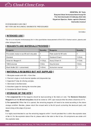 ELISA-Kit-for-Anti-Interleukin-6-Antibody-(Anti-IL6)-AEA079Hu.pdf