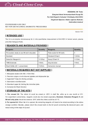 ELISA-Kit-for-Anti-Heparin-Cofactor-II-Antibody-(Anti-HCII)-AEA284Hu.pdf