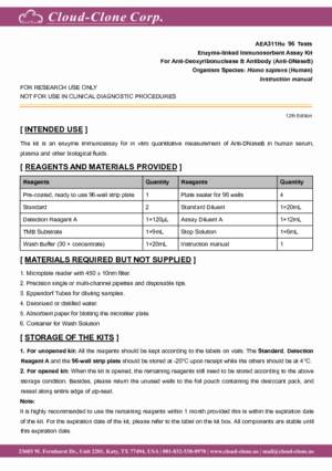 ELISA-Kit-for-Anti-Anti-Deoxyribonuclease-B-Antibody-Antibody-(Anti-Anti-DNaseB)-AEA311Hu.pdf