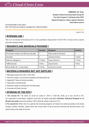 ELISA-Kit-for-Anti-Troponin-T-Antibody-(Anti-TNT)-AEB820Hu.pdf