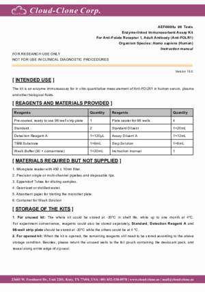 ELISA-Kit-for-Anti-Folate-Receptor-1--Adult-Antibody-(Anti-FOLR1)-AEF460Hu.pdf