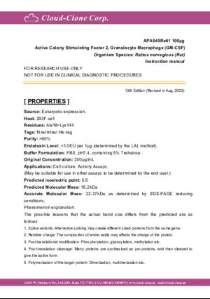 Active-Colony-Stimulating-Factor-2--Granulocyte-Macrophage-(GM-CSF)-APA045Ra61.pdf