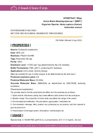 Active-Matrix-Metalloproteinase-1-(MMP1)-APA097Hu61.pdf