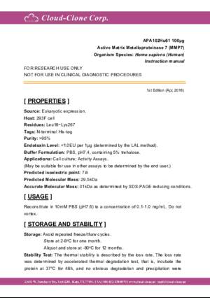 Active-Matrix-Metalloproteinase-7-(MMP7)-APA102Hu61.pdf