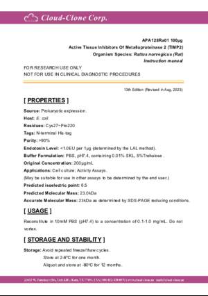 Active-Tissue-Inhibitors-Of-Metalloproteinase-2-(TIMP2)-APA128Ra01.pdf