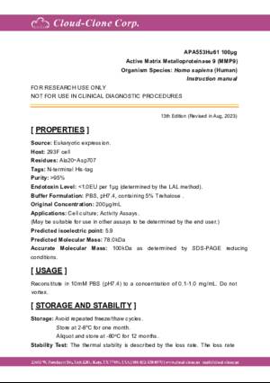 Active-Matrix-Metalloproteinase-9-(MMP9)-APA553Hu61.pdf