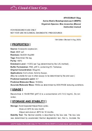 Active-Matrix-Metalloproteinase-9-(MMP9)-APA553Mu61.pdf