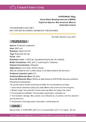 Active-Matrix-Metalloproteinase-9-(MMP9)-APA553Mu62.pdf