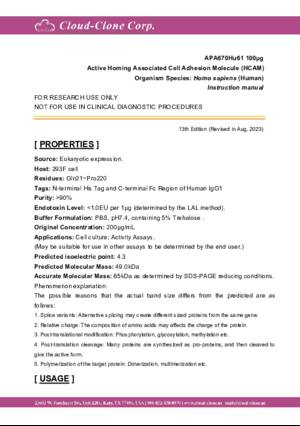 Active-Homing-Associated-Cell-Adhesion-Molecule-(HCAM)-APA670Hu61.pdf