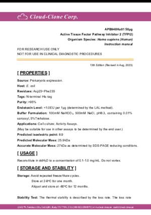 Active-Tissue-Factor-Pathway-Inhibitor-2-(TFPI2)-APB940Hu01.pdf