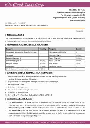 CLIA-Kit-for-5-Hydroxytryptamine-(5-HT)-CCA808Ge.pdf