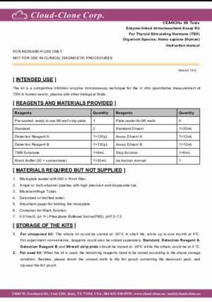 ELISA-Kit-for-Thyroid-Stimulating-Hormone-(TSH)-CEA463Hu.pdf