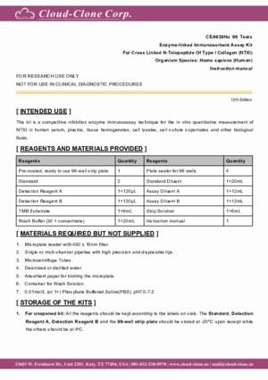 ELISA-Kit-for-Cross-Linked-N-Telopeptide-Of-Type-I-Collagen-(NTXI)-CEA639Hu.pdf