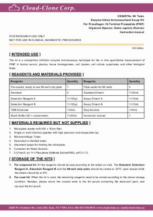 ELISA-Kit-for-Procollagen-I-N-Terminal-Propeptide-(PINP)-CEA957Hu.pdf