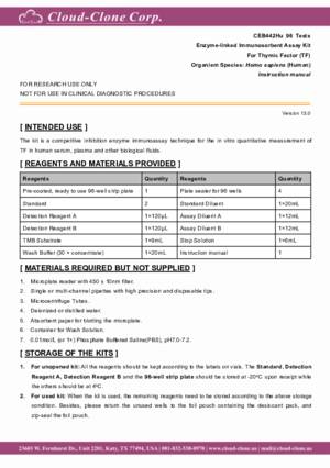 ELISA-Kit-for-Thymic-Factor-(TF)-CEB442Hu.pdf