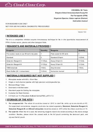 ELISA-Kit-for-Ferroportin-(FPN)-CEC489Hu.pdf