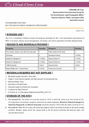 ELISA-Kit-for-Neurofilament--Light-Polypeptide-(NEFL)-CEE038Ra.pdf