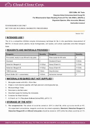 ELISA-Kit-for-Mitochondrial-Open-Reading-Frame-Of-The-12S-rRNA-c-(MOTS-c)-CEX132Mu.pdf