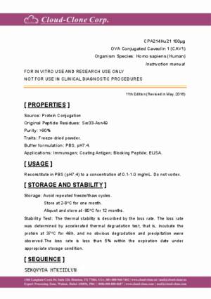 OVA-Conjugated-Caveolin-1-(CAV1)-CPA214Hu21.pdf