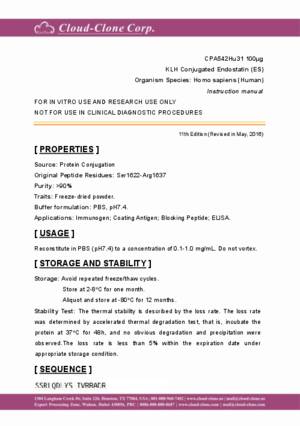 KLH-Conjugated-Endostatin-(ES)-CPA542Hu31.pdf