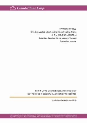 OVA-Conjugated-Mitochondrial-Open-Reading-Frame-Of-The-12S-rRNA-c-(MOTS-c)-CPX132Hu21.pdf