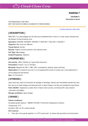 Mouse-RAW264-7-Monocytic-Macrophage-Leukemia-Cells-(RAW264-7)-CSI302Mu11.pdf