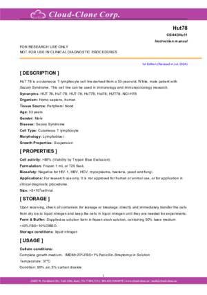 Human-Hut-78-T-Lymphoblastic-Leukemia-Cells-(Hut78)-CSI443Hu11.pdf