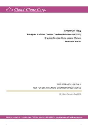 Eukaryotic-WAP-Four-Disulfide-Core-Domain-Protein-2-(WFDC2)-EPA241Hu61.pdf