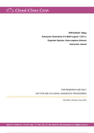 Eukaryotic-Chemokine-C-C-Motif-Ligand-1-(CCL1)-EPB132Hu61.pdf