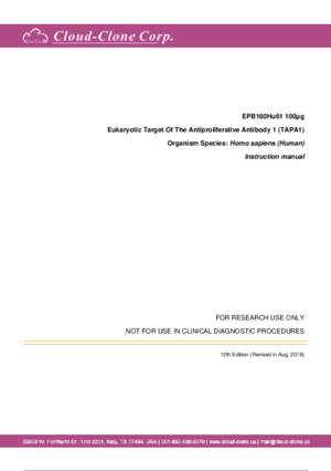 Eukaryotic-Target-Of-The-Antiproliferative-Antibody-1-(TAPA1)-EPB160Hu61.pdf