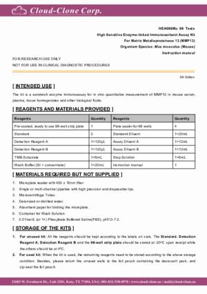 High-Sensitive-ELISA-Kit-for-Matrix-Metalloproteinase-13-(MMP13)-HEA099Mu.pdf