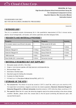 High-Sensitive-ELISA-Kit-for-Complement-Component-3a-(C3a)-HEA387Mu.pdf