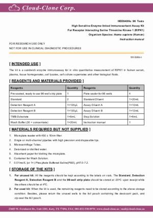 High-Sensitive-ELISA-Kit-for-Receptor-Interacting-Serine-Threonine-Kinase-1-(RIPK1)-HEE640Hu.pdf