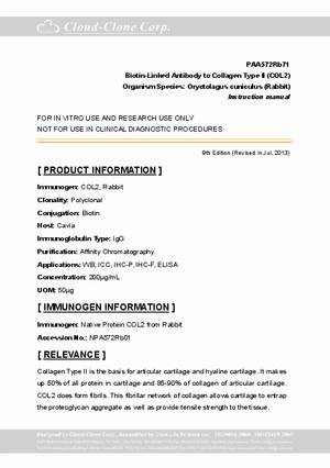 Biotin-Linked-Antibody-to-Collagen-Type-II--COL2--PAA572Rb71.pdf