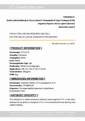 Biotin-Linked-Antibody-to-Cross-Linked-C-Telopeptide-Of-Type-I-Collagen--CTXI--PAA665Hu71.pdf