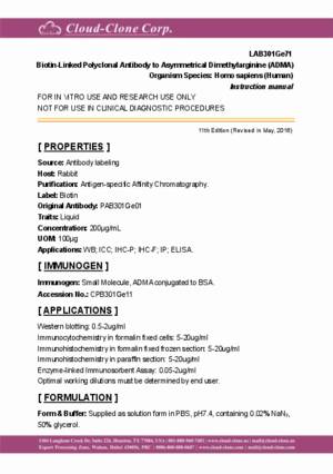 Biotin-Linked-Monoclonal-Antibody-to-Asymmetrical-Dimethylarginine-(ADMA)-LAB301Ge71.pdf