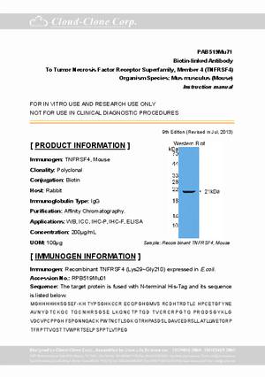 Biotin-Linked-Antibody-to-Tumor-Necrosis-Factor-Receptor-Superfamily--Member-4--TNFRSF4--PAB519Mu71.pdf