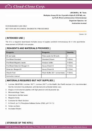 Multiplex-Assay-Kit-for-Crystallin-Alpha-B-(CRYaB)--etc--by-FLIA-(Flow-Luminescence-Immunoassay)-LMC944Ra.pdf