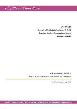 Monoclonal-Antibody-to-Interleukin-18-(IL18)-MAA064Hu23.pdf