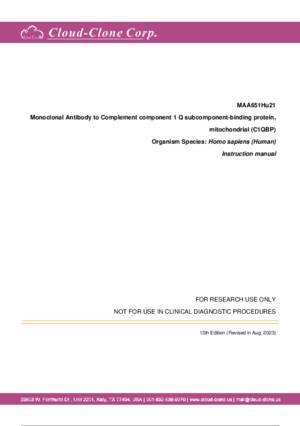 Monoclonal-Antibody-to-Complement-component-1-Q-subcomponent-binding-protein--mitochondrial-(C1QBP)-MAA651Hu21.pdf