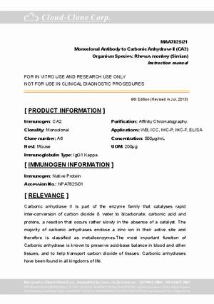 Monoclonal-Antibody-to-Carbonic-Anhydrase-II--CA2--MAA782Si21.pdf