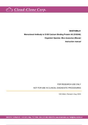 Monoclonal-Antibody-to-S100-Calcium-Binding-Protein-A6-(S100A6)-MAB769Mu21.pdf