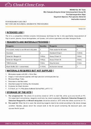 Mini-Samples-ELISA-Kit-for-Hydroxyproline-(Hyp)-MEA621Ge.pdf