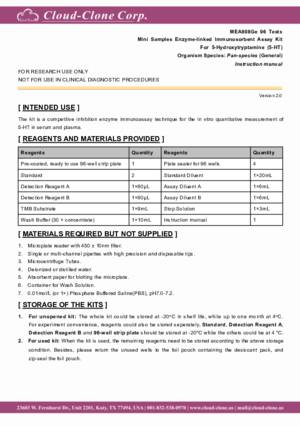 Mini-Samples-ELISA-Kit-for-5-Hydroxytryptamine-(5-HT)-MEA808Ge.pdf