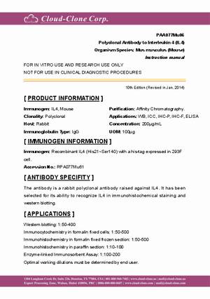Polyclonal-Antibody-to-Interleukin-4--IL4--PAA077Mu06.pdf