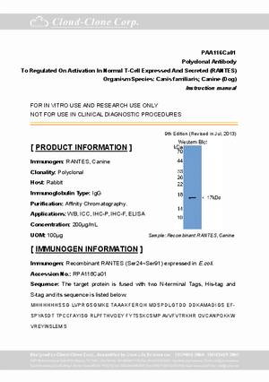 Antibody-to-Regulated-On-Activation-In-Normal-T-Cell-Expressed-And-Secreted--RANTES--A90116Ca01.pdf