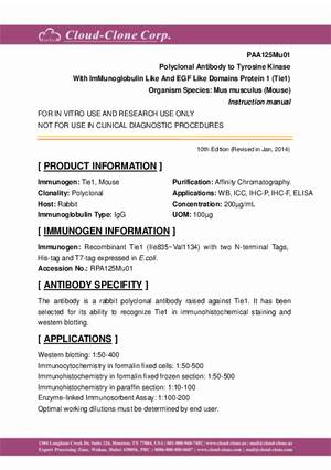 Polyclonal-Antibody-to-Tyrosine-Kinase-With-Immunoglobulin-Like-And-EGF-Like-Domains-Protein-1--Tie1--PAA125Mu01.pdf