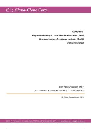 Polyclonal-Antibody-to-Tumor-Necrosis-Factor-Beta-(TNFb)-PAA134Rb51.pdf