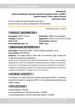 Polyclonal-Antibody-to-Structure-Specific-Recognition-Protein-1--SSRP1--PAA423Hu01.pdf