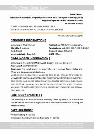 Polyclonal-Antibody-to-V-Myb-Myeloblastosis-Viral-Oncogene-Homolog--MYB--PAB055Mu01.pdf